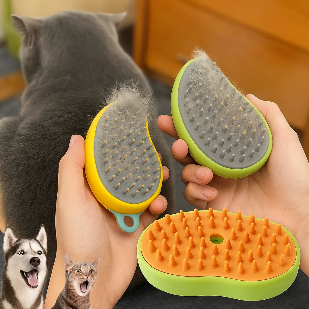 SteamPurr Massaging Brush