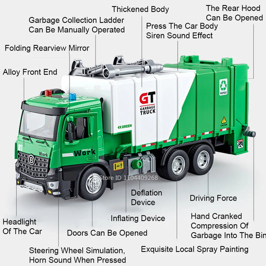 CleanForce Diecast Refuse Truck