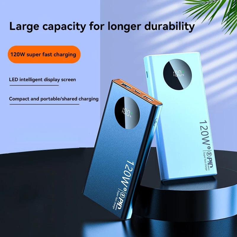 Batería externa Xiaomi de alta capacidad de 120 W y 50 000 mAh: carga ultrarrápida para todos los dispositivos