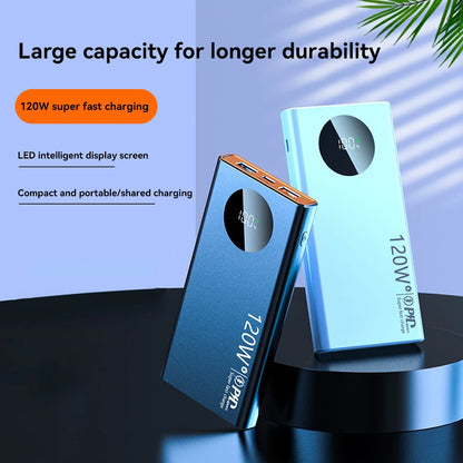 Batería externa Xiaomi de alta capacidad de 120 W y 50 000 mAh: carga ultrarrápida para todos los dispositivos