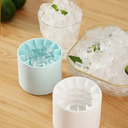 Molde redondo de silicona para cubitos de hielo: compacto, creativo y refrescante
